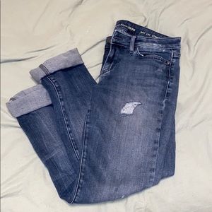 Calvin Klein distressed jeans